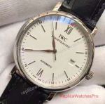 AAA Grade Copy IWC Schaffhausen Portofino Watch SS White Dial 40mm